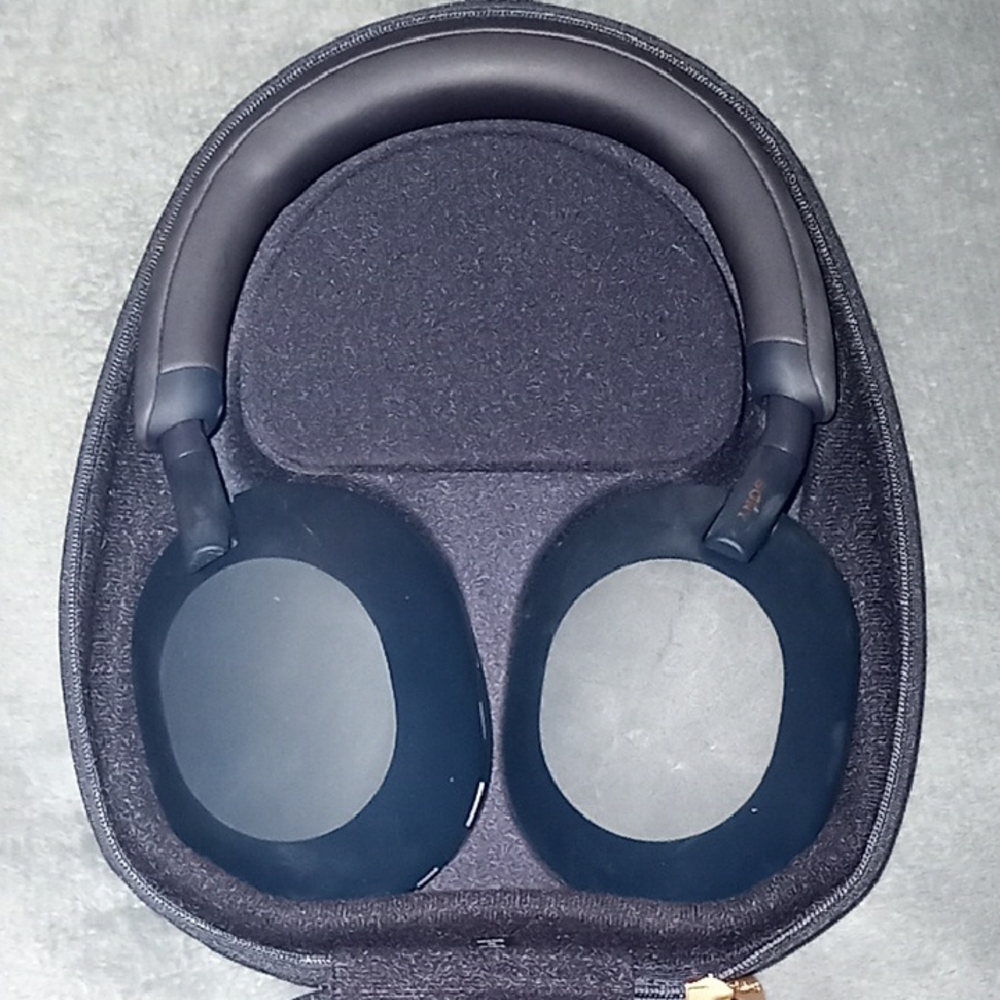 Blue Sony Over-Ear Headphones